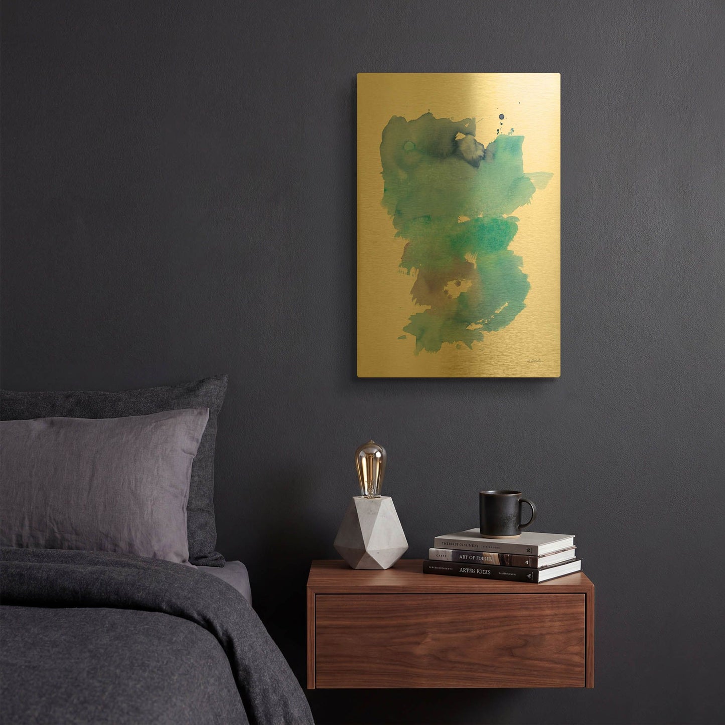 'Dreamland' By Mike Schick Gold Metal Wall Art