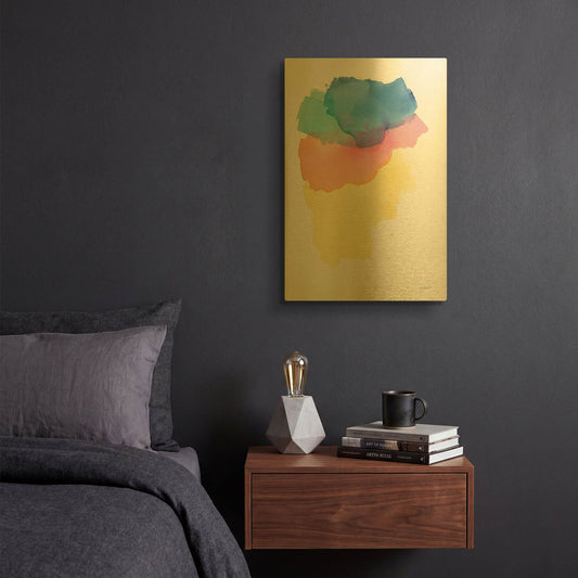 'Aurora' By Mike Schick Gold Metal Wall Art