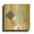 'Paper Cut II' By Mike Schick Gold Metal Wall Art