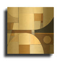 'Champagne IV Crop' By Mike Schick Gold Metal Wall Art