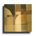 'Champagne III Crop' By Mike Schick Gold Metal Wall Art
