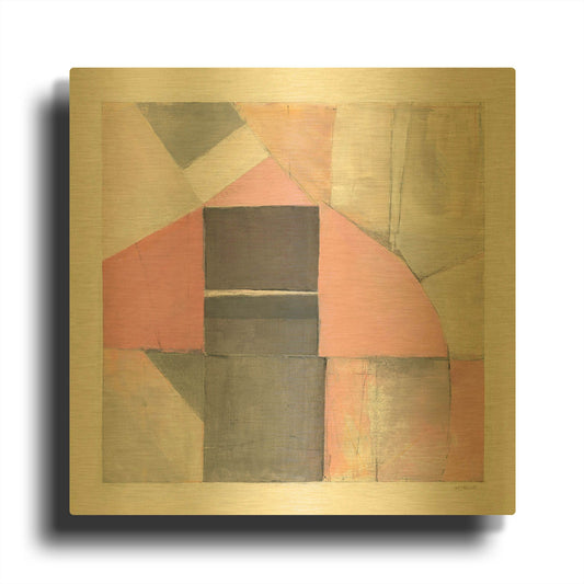 'Blushing Bride' By Mike Schick Gold Metal Wall Art