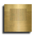 'Layer Of Reality Neutral' By Mike Schick Gold Metal Wall Art