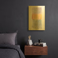 'Test Drive V2' By Mike Schick Gold Metal Wall Art