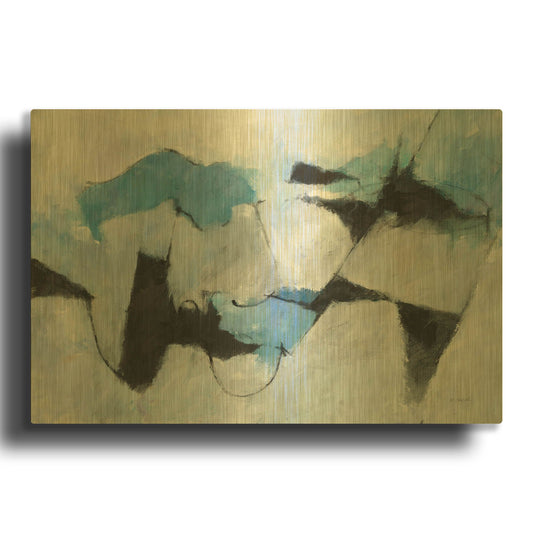 'Shadow Of Winter' By Mike Schick Gold Metal Wall Art