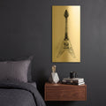 'Garage Band III' By Mike Schick Gold Metal Wall Art