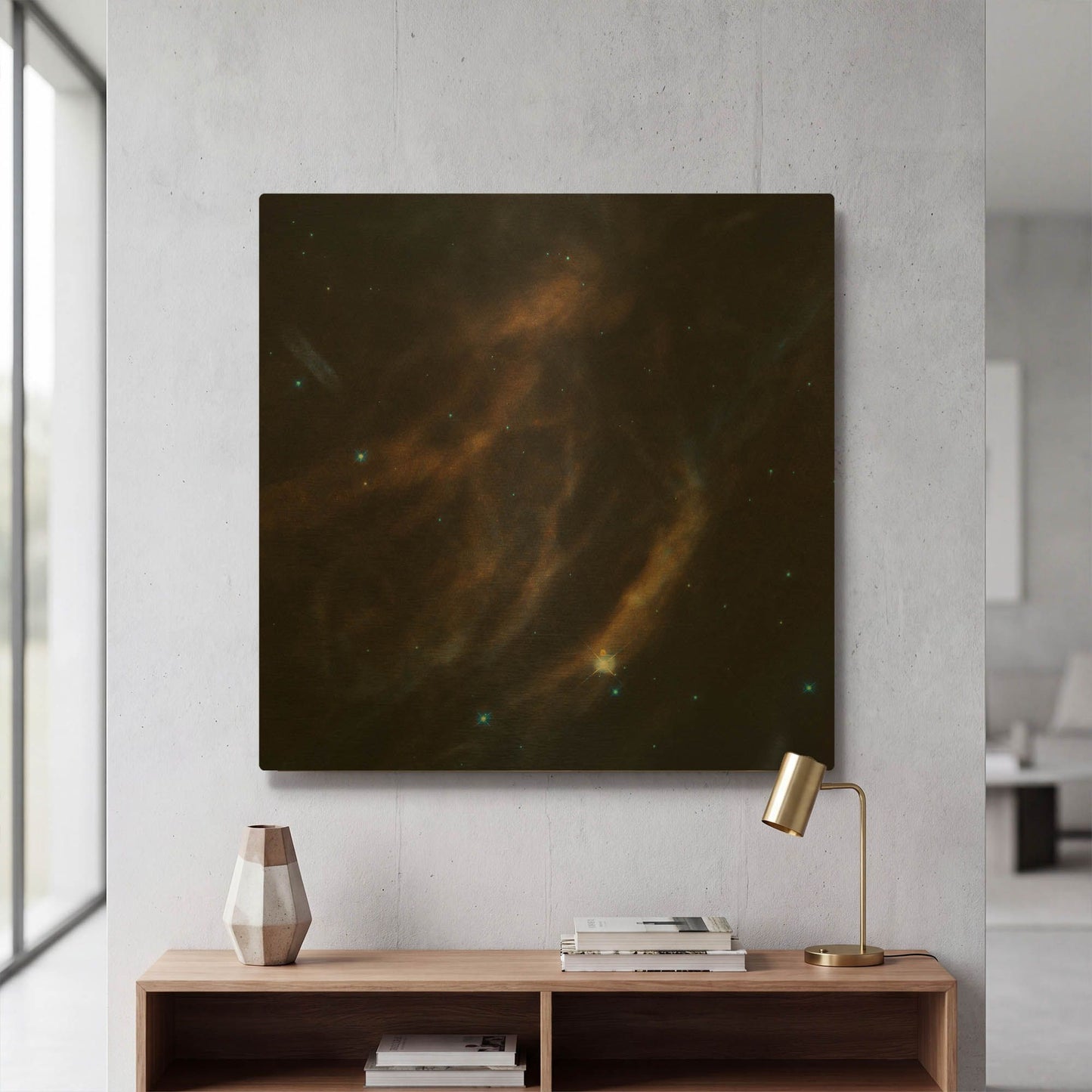 'Within Canis Majoris' By NASA Space Photos Gold Metal Wall Art