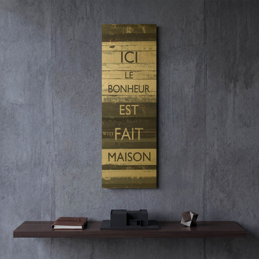 'Zephyr Quote IV' By Mike Schick Gold Metal Wall Art
