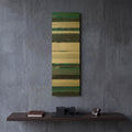 'Blue Zephyr IV' By Mike Schick Gold Metal Wall Art