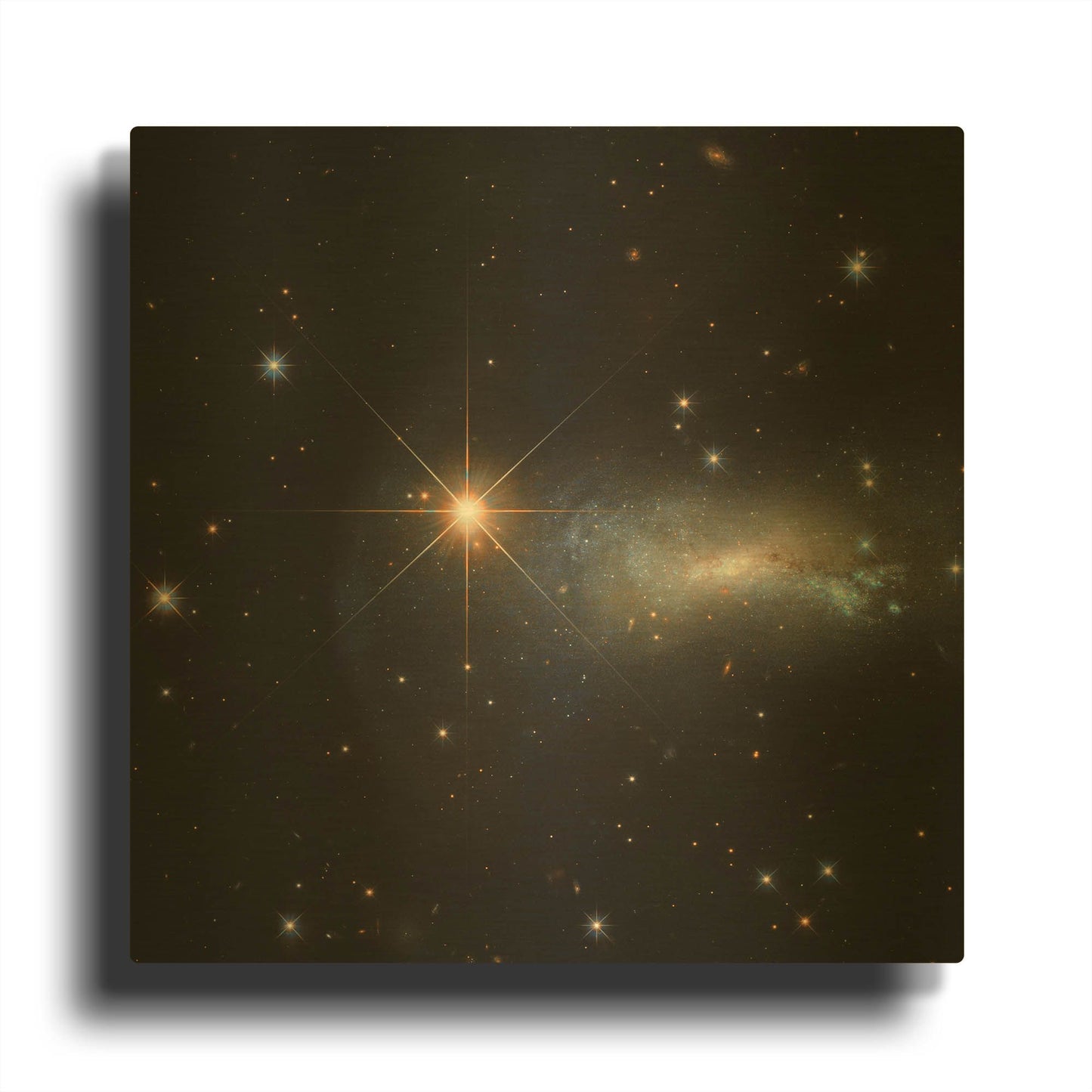 'Outshine' By NASA Space Photos Gold Metal Wall Art