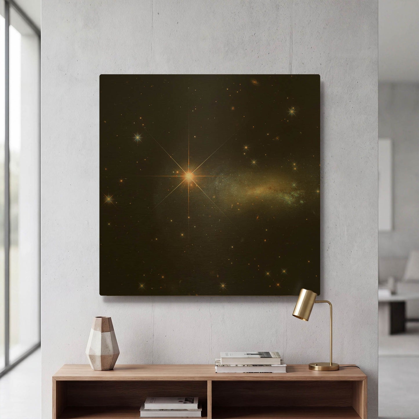 'Outshine' By NASA Space Photos Gold Metal Wall Art