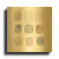 'Natural Haze' By Mike Schick Gold Metal Wall Art