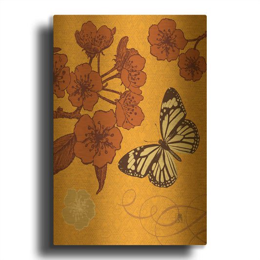 'Orchard Bloom' By Studio Mousseau Gold Metal Wall Art