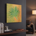 'Beach Cove Leaves II' By Studio Mousseau Gold Metal Wall Art