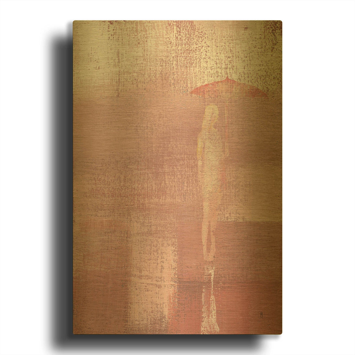 'Imagine I' By Studio Mousseau Gold Metal Wall Art