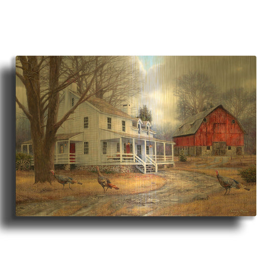 'The Way It Used To Be' By Chuck Pinson Gold Metal Wall Art