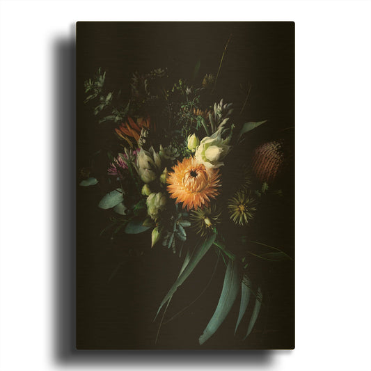 'Native Collection' By Elise Catterall Gold Metal Wall Art