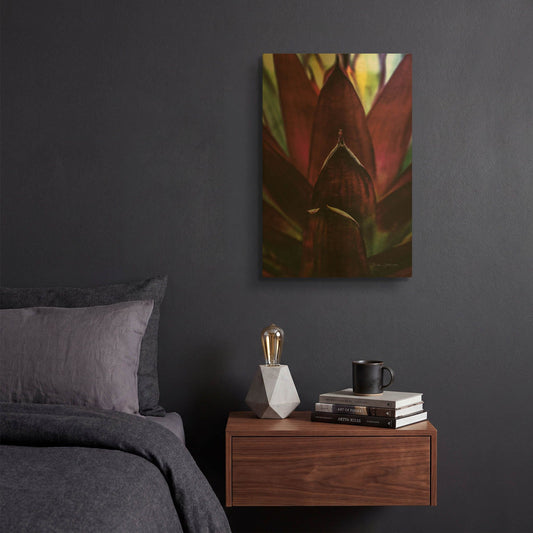 'Succulent Detail I' By Elise Catterall Gold Metal Wall Art