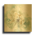 'Poetic Blooming II' By Katrina Pete Gold Metal Wall Art