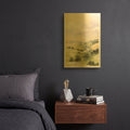 'Spring Hills I' By Katrina Pete Gold Metal Wall Art