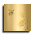 'Sunflower Meadow IV' By Katrina Pete Gold Metal Wall Art