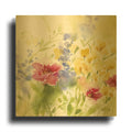 'Spring Meadow I' By Katrina Pete Gold Metal Wall Art