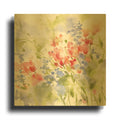 'Spring Meadow II' By Katrina Pete Gold Metal Wall Art