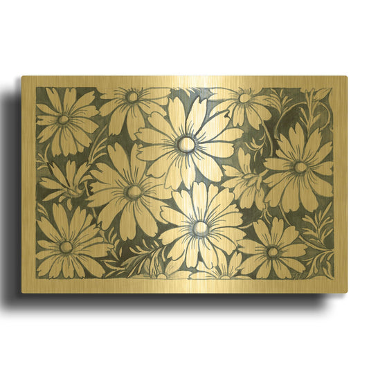 'Farm Life VI' By Miranda Thomas Gold Metal Wall Art