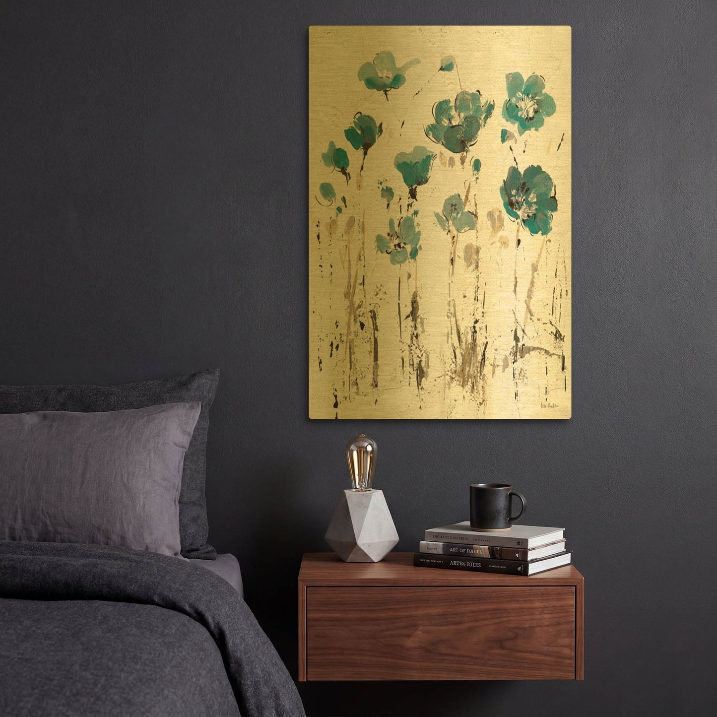 'Abstract Balance VI' By Lisa Audit Gold Metal Wall Art