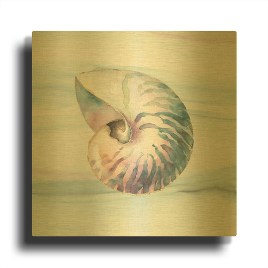 'Ocean Dream V' By Lisa Audit Gold Metal Wall Art