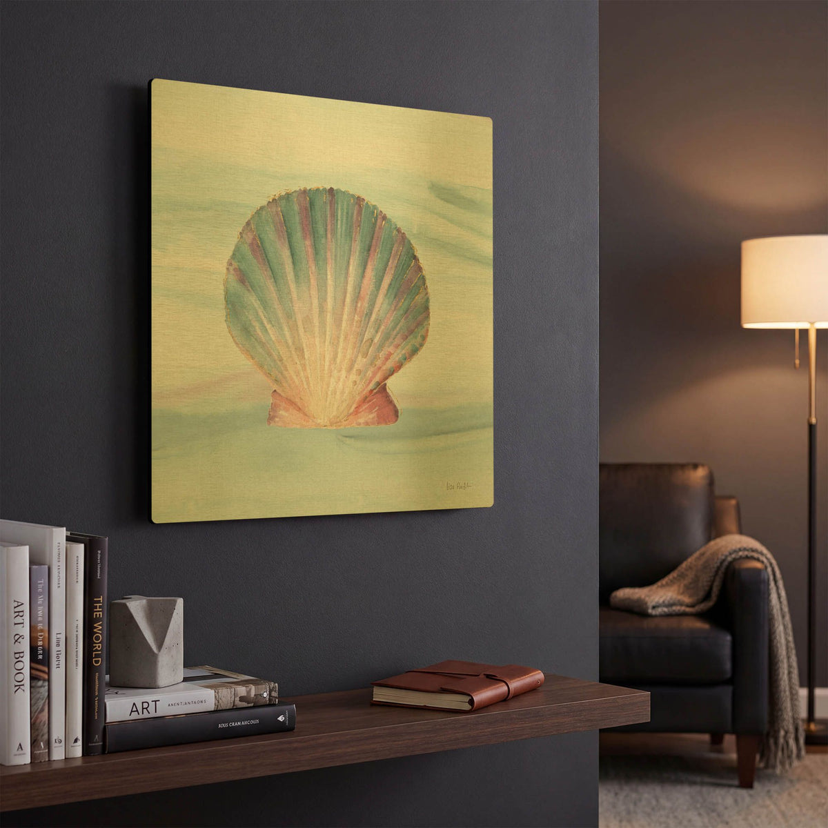 'Ocean Dream VI' By Lisa Audit Gold Metal Wall Art
