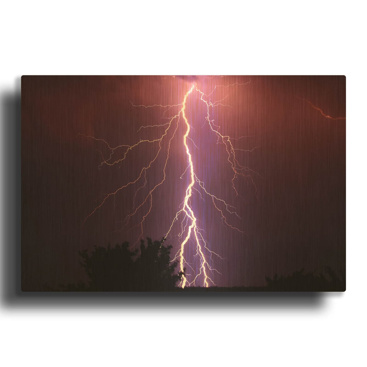 'Thunder' By NASA Space Photos Gold Metal Wall Art