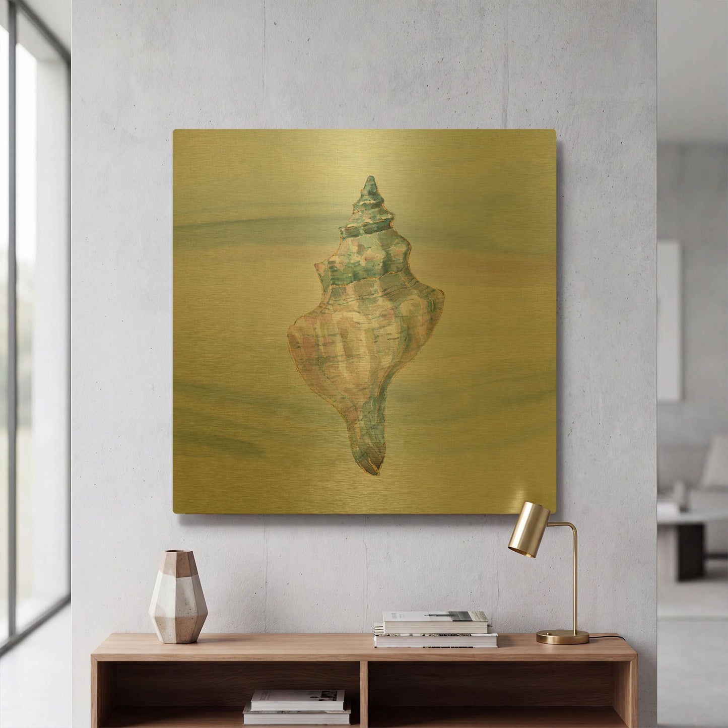 'Ocean Dream VIII' By Lisa Audit Gold Metal Wall Art
