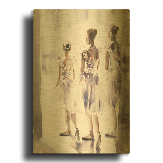 'In The Wings' By Aimee Del Valle Gold Metal Wall Art