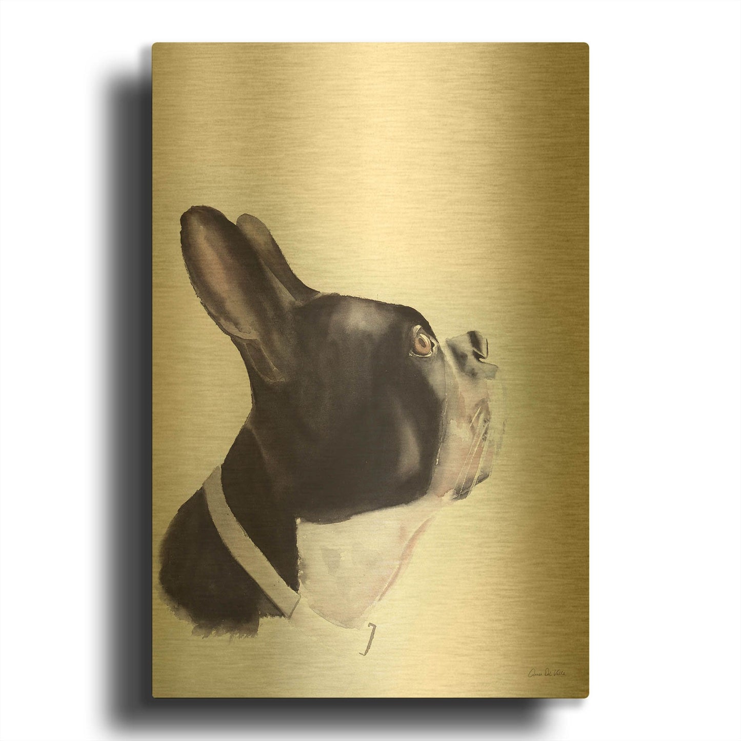 'Breakfast Time' By Aimee Del Valle Gold Metal Wall Art