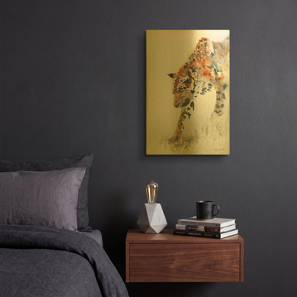 'Slowly Does It' By Alan Majchrowicz Gold Metal Wall Art