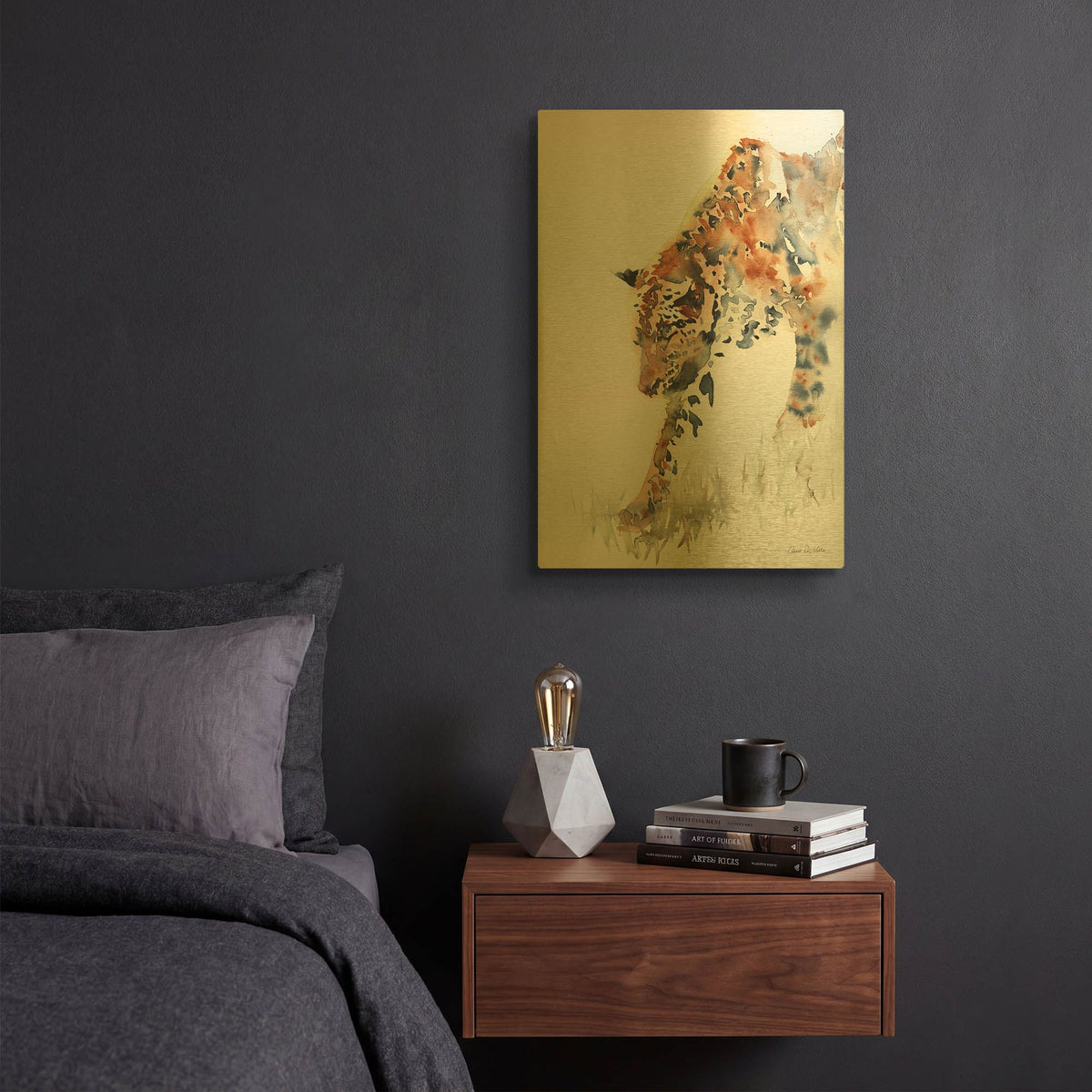 'Slowly Does It' By Alan Majchrowicz Gold Metal Wall Art
