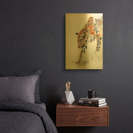 'Slowly Does It' By Alan Majchrowicz Gold Metal Wall Art