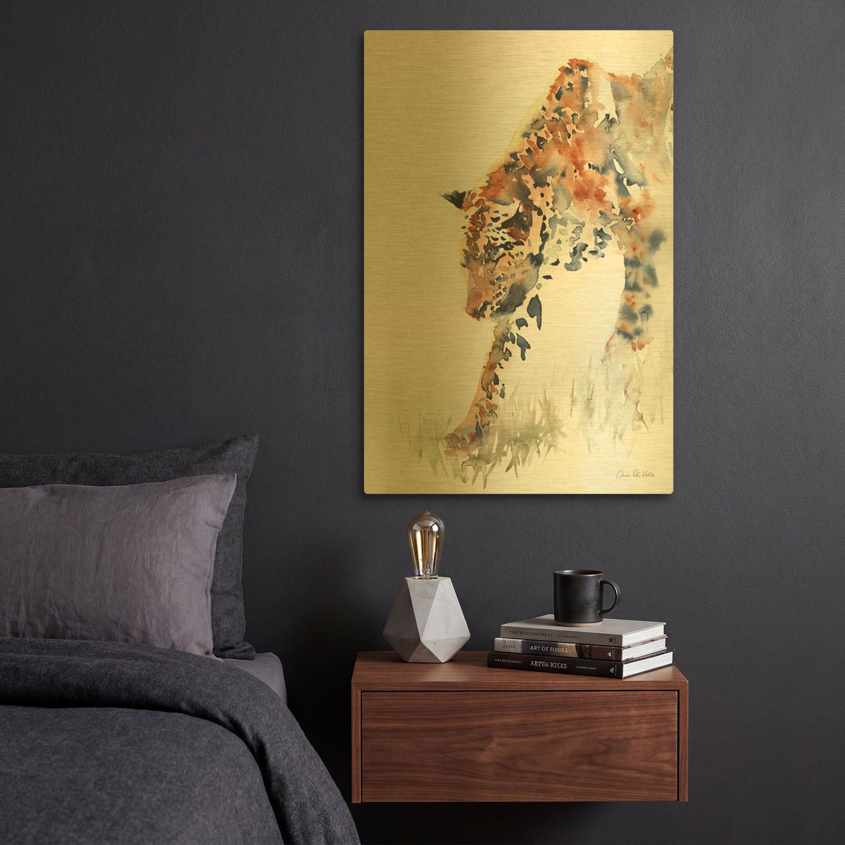 'Slowly Does It' By Alan Majchrowicz Gold Metal Wall Art