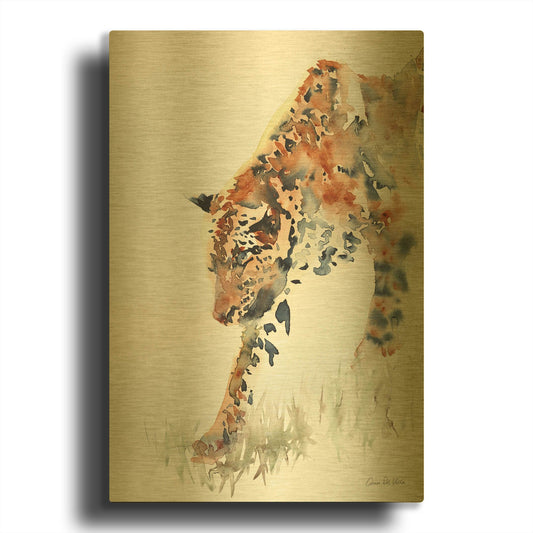 'Slowly Does It' By Alan Majchrowicz Gold Metal Wall Art