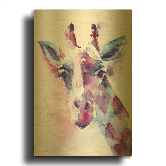 'Sweet Pea' By Alan Majchrowicz Gold Metal Wall Art