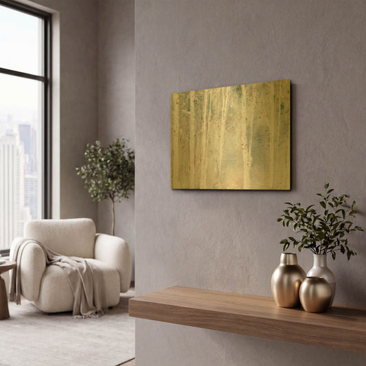 'Wood Land Walk I' By Lisa Audit Gold Metal Wall Art