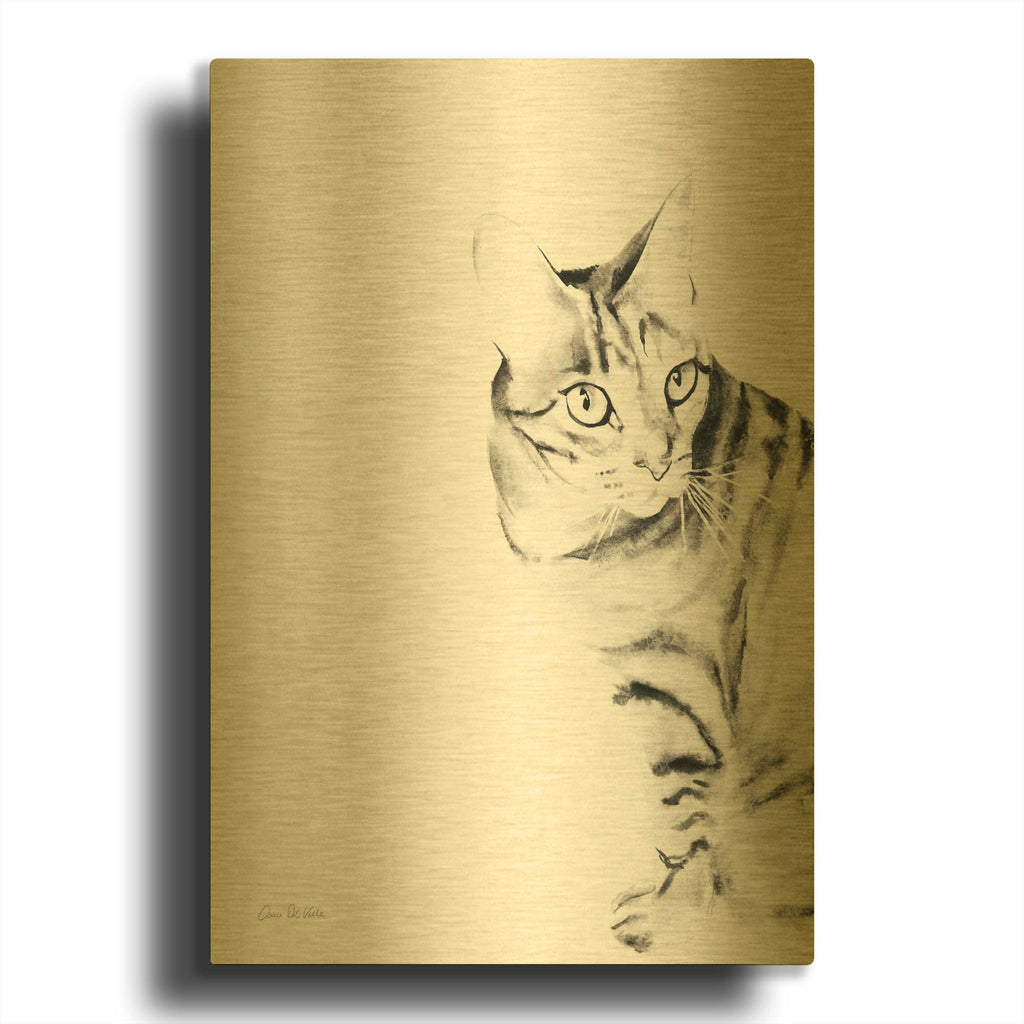 'Sadie' By Alan Majchrowicz Gold Metal Wall Art