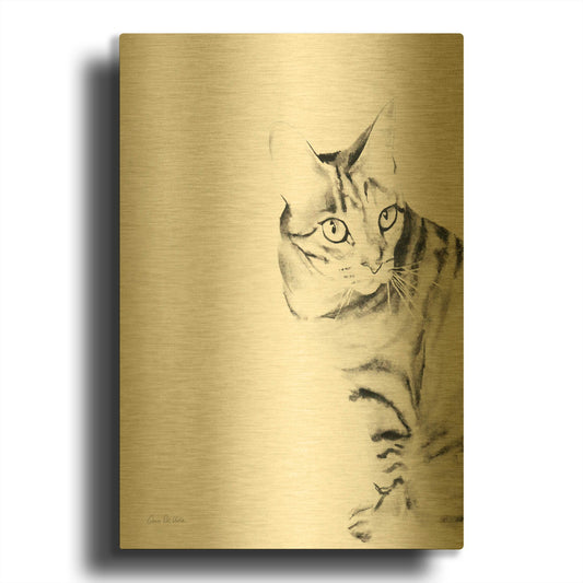 'Sadie' By Alan Majchrowicz Gold Metal Wall Art
