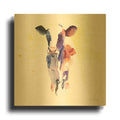 'Holstein II' By Alan Majchrowicz Gold Metal Wall Art