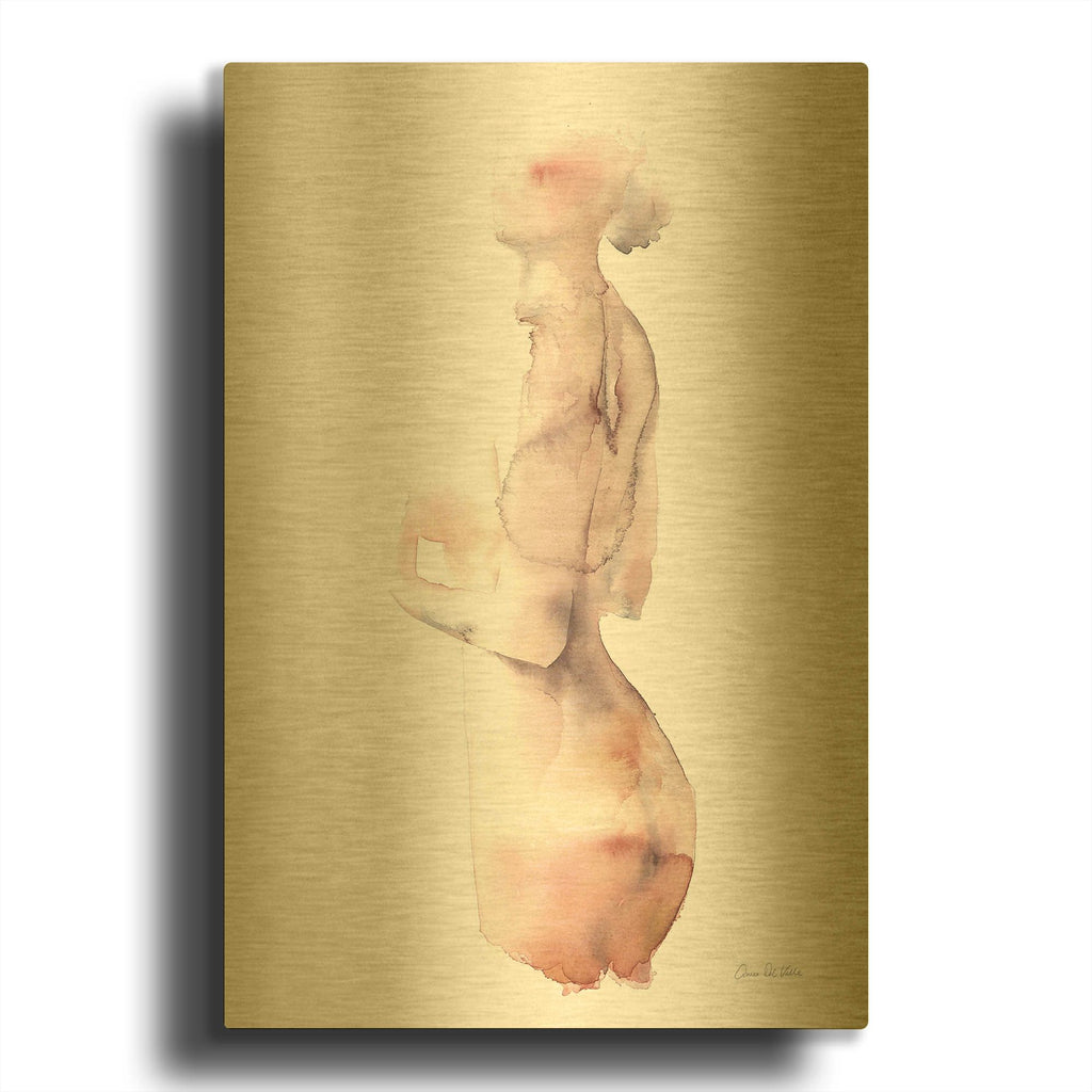 'Solace II' By Alan Majchrowicz Gold Metal Wall Art
