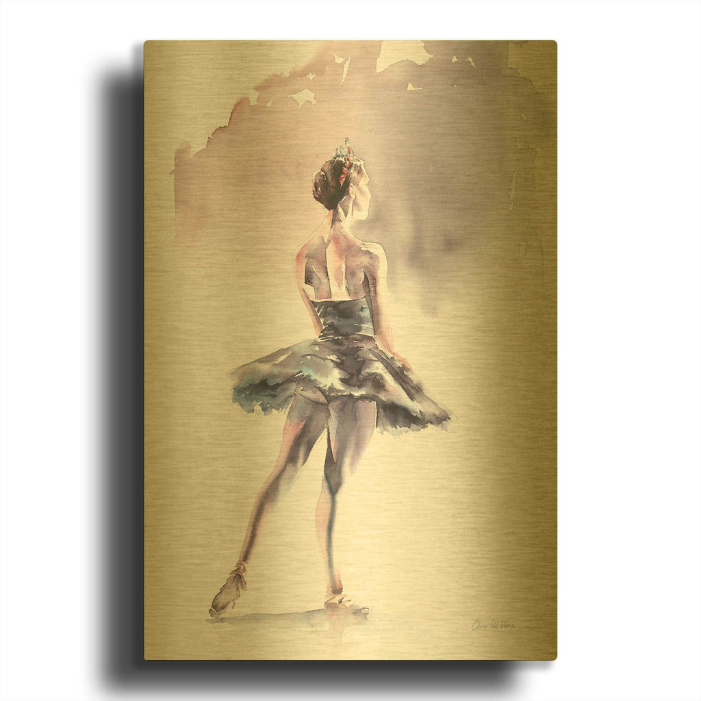 'Ballet I' By Alan Majchrowicz Gold Metal Wall Art
