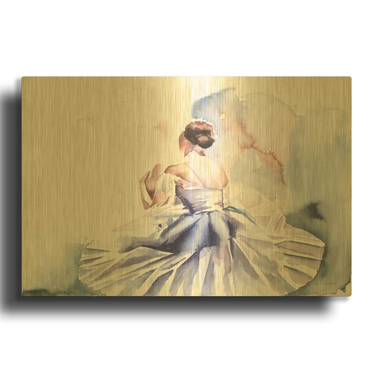 'Ballet IV' By Alan Majchrowicz Gold Metal Wall Art