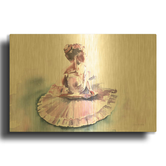 'Ballet V' By Alan Majchrowicz Gold Metal Wall Art
