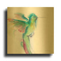 'Hummingbirds II' By Alan Majchrowicz Gold Metal Wall Art